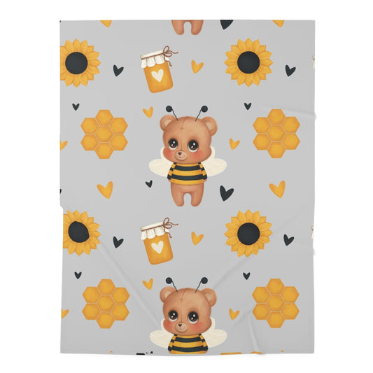 Baby Swaddle Blanket-Bear Bee