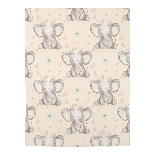 Baby Swaddle Blanket- elephant