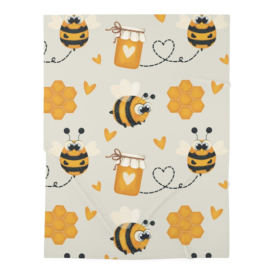 Baby Swaddle Blanket-Bees